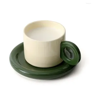 Tazze di piattino tazza di bottiglia di vino di Natale per tazze da caffè in porcellana da tè tazza di ceramica e bicchieri da caffè in ceramica in ceramica