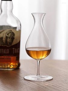 Weingläser großer Bauch kleiner Mund Whisky Verkostungsglas Sommelier Dedizierte Kristall Whisky Cup sammeln Aroma Snifter