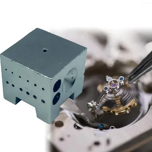 Watch Repair Kits Dapping Block Square Compact Back Remover Watchmakers Tool Riveting Stake For Jewelry