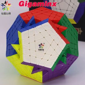 Yuxin Megaminx Huanglong Magic Puzzle Kubki Cubo Magico 5x5 megaminxeds Dodecahedron Cube 12 twarzy gigaminx zabawki 240418