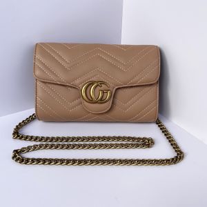 2020 Fashion Vintage Handbags Women bags Designer Handbags Wallets for Women Leather Chain Bag Crossbody and Shoulder Bags 19CM