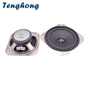 Altoparlanti Tenghong 2pcs 4ohm 8ohm 10w Paper Bubble Side Sudpeakers Audio Speaker da 4 pollici per altoparlanti fai -da -te per home theater