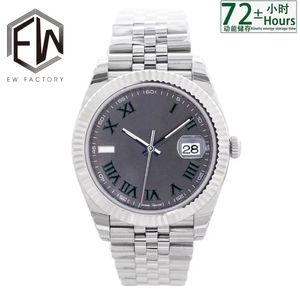 EW Factory Mens Watch 고품질 고급 시계 36/41mm 시계 여성 데이트 사파이어 유리 3235 운동 시계 자동 기계적 손목 시계 DHL