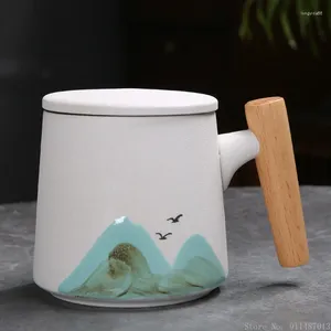 Canecas 1PC Creative Mountain Pattern Patter