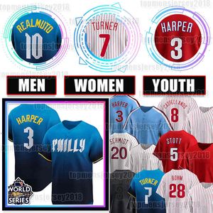 Trea Turner Jersey Harper Baseball Bryce 2024 Kyle Schwarber Jt Realmuto City Connect Mike Schmidt Phillies Bryson Stott Nick Castellanos Alec Bohm Merrifield