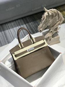 10A Mirror Quality Tote Bag 25 30cm Designer Kvinnor Luxury Handväskor Handgjorda sömmar
