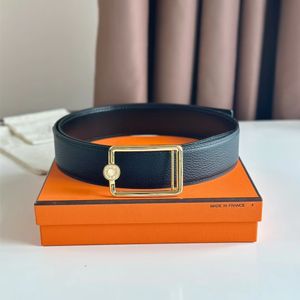 Cintos do cinturão de designer masculino Mulher de couro da moda Belts Acessórios de luxo Letra da cintura H Buckle dourada de alta qualidade