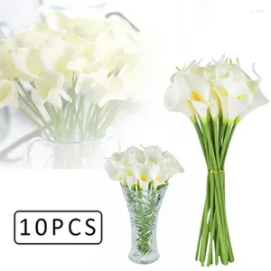 Decorative Flowers Artificial Flower Premium Quality For Wedding Parties And Events Pack Of 10