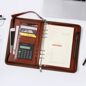 Business Manager Padfolio Clip A5 Looseleaf Creative Bag Bag Многофункциональная ноутбук офисная работа на специальность