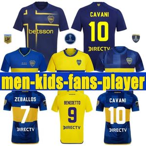 2024 2025 CA BOCA Juniors Cavani Terceira camisa de futebol 24 25 Carlitos Retro Maradona Club Atlético Conmebol Libertadores Janson Futebol Cirche Men define uniforme