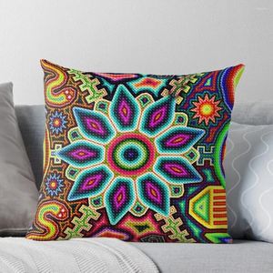 Cuscino Huichol Art Messico lancio di divano di lusso cuscini arredamento per la casa