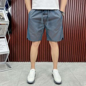 Wide Edition Summer Men's Shorts, Color Changing, Loose Fitting, Trendy Capris, Colorful and Breathable Beach Pants, Student Shorts