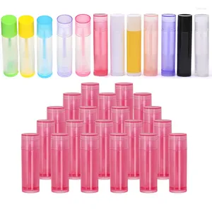 Lagringsflaskor 300 st 5G påfyllningsbara läppstiftrör Tube Lip Gloss Containers Tomkosmetikbehållare Clean Travel Diy Combo