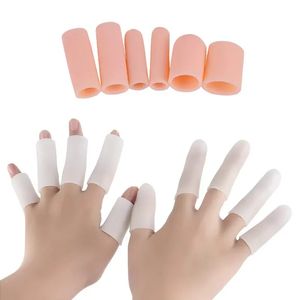 2/5Pcs Soft Silicone Finger Protector Gel Tubes Little Toe Protector Corn Pain Relief Sleeve Cover Toe Separators Foot Care Tool