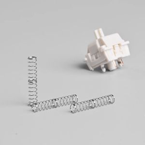 Keyboards 110 Pcs Two Stage Extension Spring for Kailh BOX Switch Mechanical Keyboard Customize 20mm Bottom Force 42g 58g 63.5g 71g