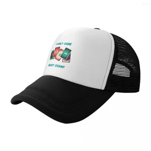 Ball Caps Family Game Night Champ Baseball Cap Gentleman Hat Hat Sunscreen Mężczyzna Kobiety