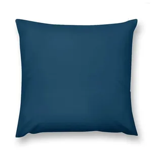 Travesseiro sólido liso azul prussiano- um dos muitos tons azuis por ozcushions arremes