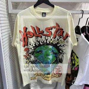 2024 Sleeve Tee Men Women High Quality Streetwear Hip Hop Fashion T Shirt Hell Star Hellstar Short 03 6920