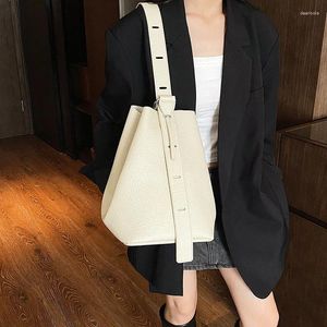 Evening Bags Fashion Leather Tote Crossbody Bag For Women 2024 Tend Female Simple Large High Capacity Shoulder Side Handbags And Purses