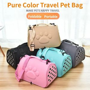 Carrier per gatti Pure Color Travel Carrier Piegale traspaluto Piccola Picco Outdoor Outdoor Porta