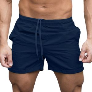 Projektant mężczyzn na plaży sportowe krótkie suche szorty z tylną kieszenią telefon komórkowy Casual Running Gym Jogger Pant Wygodne bawełniane mieszanka L6