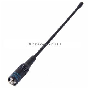 Utomhus Gadgets Tool Accessories Walkie Talkie Nagoya NA-701 SMA-FEMALE Dual Band 144/430 MHz Soft Antenna For Connector Port Drop Deli DHK1D