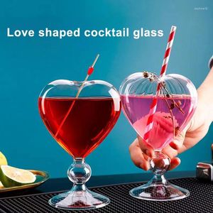 Weingläser kreativer Liebe Cocktailglas Tasse Hochzeitsgeist Kristall für Getränke Flöte Champagner Flöten Luxus Tassen