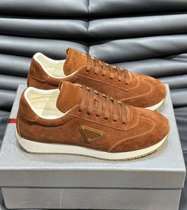 Новый высококачественный мужчина Prax 01 RENYLON Sneakers Shoes Shoes Grain Кожаная замша черно-серая белая резиновая подошва Тренеры Идеальная бренд мужчина удобная ежедневная прогулка EU38-46