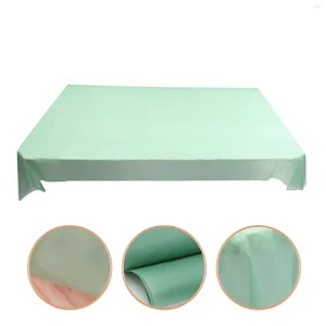 Tabela de mesa 3 PCs Supplimentos de aniversário verdes Toalhadas de mesa Peva retangular para decorativo