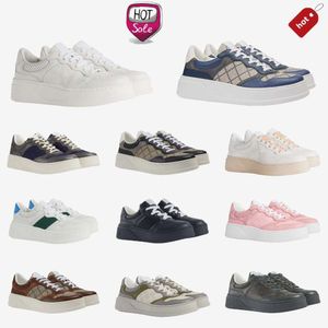 Casual Shoes 2024 Designerschuhe Neue Sportbrett Klassiker gedruckt Schnüren Sport alte Blumenstickerei Dad gedruckt gewebte Sportdicke Sohle Casual M50