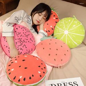 Blankets Creative Fruit Throw Pillow Air Conditioning Blanket Variable Temperature Toy Office Chair Cushion Nap Pillows