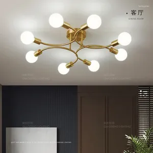 Ceiling Lights Light Color Changing Led Luminaria De Teto Bedroom Kitchen Cube Chandeliers
