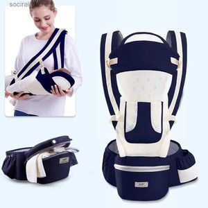 Carriers Slings Backpacks Baby Carrier Newborn Toddler with Waist Stool Multifunctional Ergonomic Removable Seat Soft Infant Carrier All Seasons L45