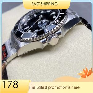 4 Style Super N Factory Watch 904L Steel Men's 41mm Black Ceramic Bezel Sapphire 126610 Nurkowanie 2813 4714