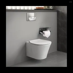 Liquid Soap Dispenser Bathroom Wall Mounted Toilet Paper Holder With Phone Storage Tissue Shelf Organizer