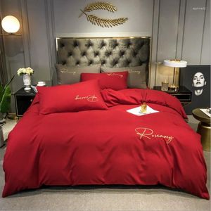 Pasta de cama Simplyity Bedia Fhela de lençol de lençóis coloração sólida capa de edredão de edifícios soldados abaf lateral nórdico de estilo nórdico