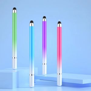 Macaron Gradient Doppelkopf Touch Stift Festplatte Touchscift Mobile Tablet Handschrift Stift bearbeiten Kapazitiver Stift