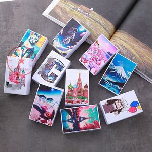 New Style Colorful Pattern Plastic Smoking Cigarette Cases Storage Box Portable Opening Innovative Dry Herb Tobacco Exclusive Housing Pocket Stash Case DHL