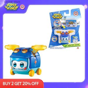 Action Toy Figures Super Wings S5 Super Pet Astra Leo Sunny Transforming Change Expressions With Lights Action Figures Anime Kid Toys Birthday Present L240402