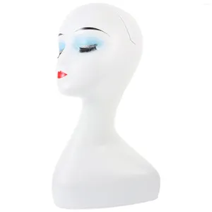 Piastre decorative visualizzare il supporto per la testa di conservazione delle parrucche per finestre di mannequin con cappello organizzatore di supporto per cappelli