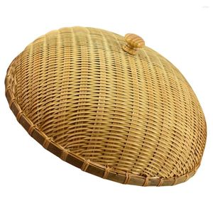 Set di stoviglie copertura rattan per cesti di cesti da tavolo da cucina cesti di polvere riutilizzabile