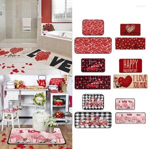 Forniture per feste San Valentino benvenuto porormati di casa tappeti decorazioni moquette soggiorno romantico a forma di cuore rosso festival