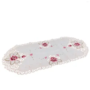 Table Mats Floral Lace Tablecloth Oval Shape Home Decor Must Have Suitable For Date Nights Graduations Special Events