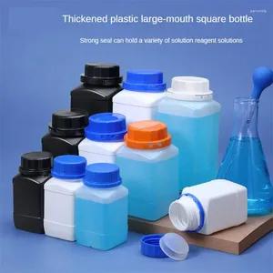 Storage Bottles 250ML/500ML/1L Empty Plastic HDPE Bottle Liquid Reagents Container Cosmetic Food Grade