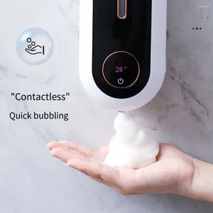 Liquid Soap Dispenser Smart 450ML Touchless Motion Sensor Washing Bathroom Supplie Hand Device 1200mAh Wall-Mounted Foam