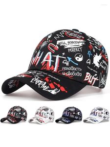 قبعات الكرة للجنسين طباعة Snapback البيسبول الربيع والخريف في الهواء الطلق القبعات غير الرسمية القبعة واقية من الشمس واقي الشمس