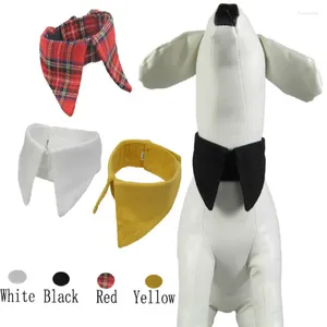 Dog Apparel Products Supplies Acessórios Puppy Kitten Neckknot Acessório preto algodão branco laço de animais colar