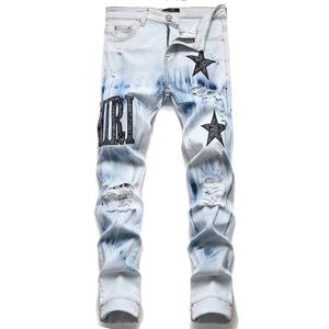 Designer jeans jeans jeans jeans designer jeans uomini jeans uomini lunghi ginocchini maglitti dritti dritti trendy long dritti dritti stradini rock rock revival jeans doqw