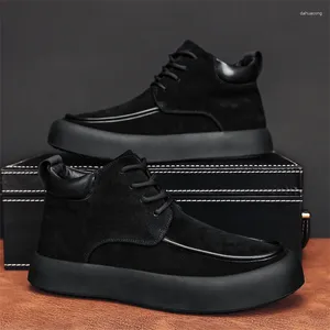 Sapatos casuais mocassins masculinos vestido de couro confortável tampo alto de mocassins para masculino