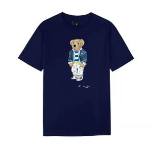 Polos Bear t Shirt بالجملة عالية الجودة 100 ٪ من القطن الدب Tshirt قصير الأكمام قمصان تي شيرت الولايات المتحدة الأمريكية